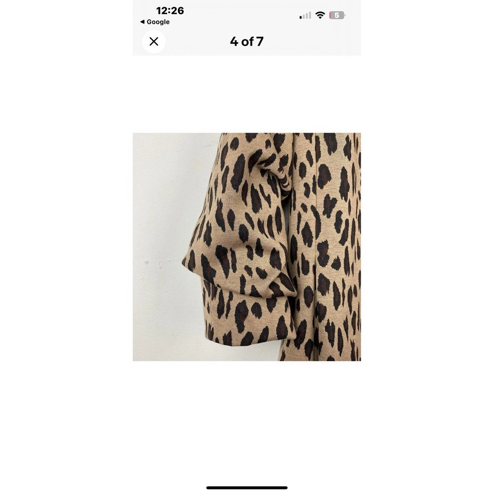 leopard print Jacket Size Small - Picture 3 of 6
